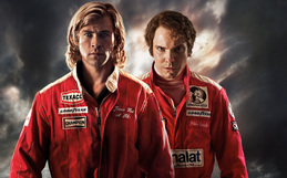 Chris Hemsworth as James Hunt and Daniel Brühl as Niki Lauda