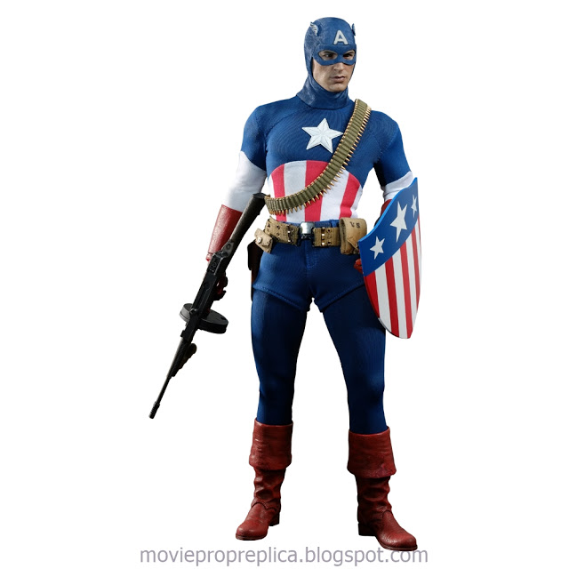 Captain America: The First Avenger: Captain America – Star Spangled Man Version 1/6th Scale Figure (Chris Evans)