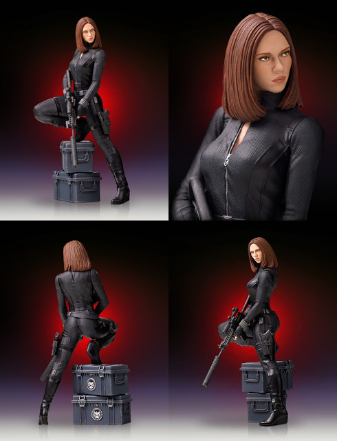 Captain America: The Winter Soldier: Black Widow 9-Inch Statue (Scarlett Johansson)