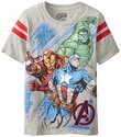 Marvel Big Boys' Avengers T-Shirt with Jersey Applique