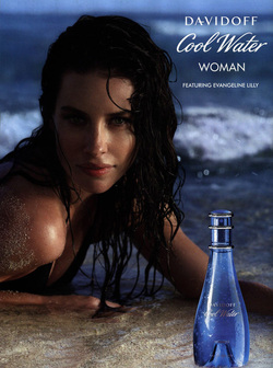 Evangeline Lilly for Cool Water Woman Fragrance