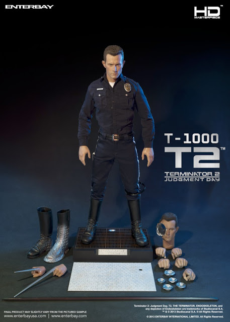 Terminator 2: The Judgment Day: T-1000 Battle Damaged Edition 1/4th Scale Figure (Robert Patrick)