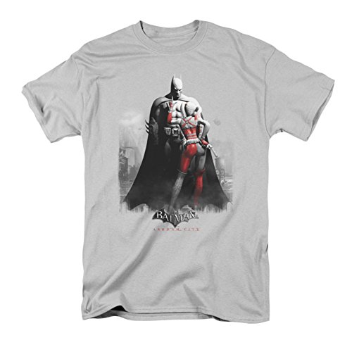 Batman Arkham City DC Comics Harley And Bats Adult T-Shirt