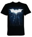 Batman The Dark Knight Rises Bold Shattered Logo Men's T-Shirt