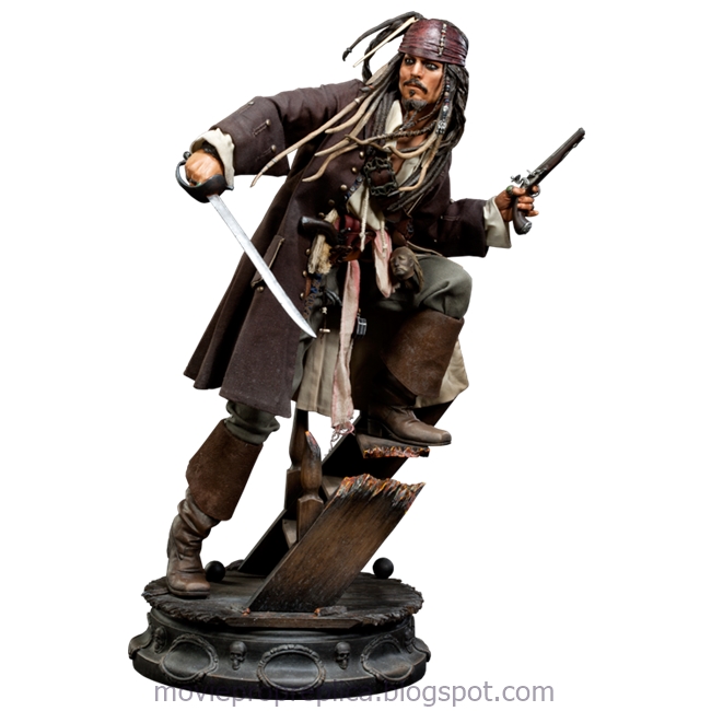 Pirates of the Caribbean: On Stranger Tides: Captain Jack Sparrow Premium Format Figure - 1/4th Scale Statue (Johnny Depp)