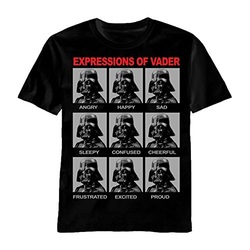 STAR WARS Expressions Of Darth Vader Sith T-Shirt