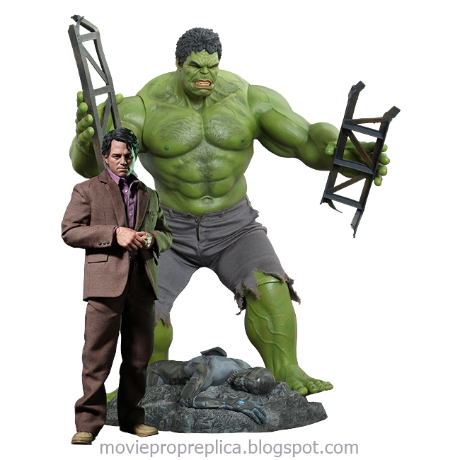 The Avengers: Bruce Banner and Hulk 1/6th Scale Figure Set (Mark Ruffalo)