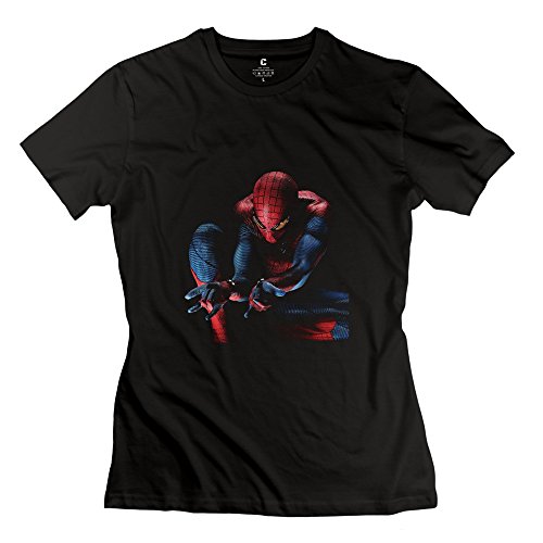 RenHe Women's Spiderman Slim Fit T-shirt