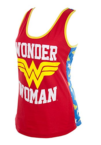 Bioworld Wonder Woman Back Logo Racerback Tank