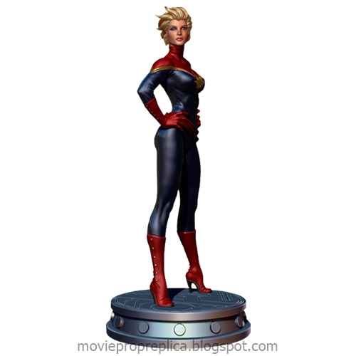 Captain Marvel Polystone Statue - Superheroine Figure 