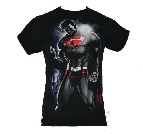 Superman Mens T-Shirt - The Solem Power of the Caped One Image