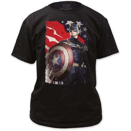 Captain America Winter Soldier Patriotic T-shirt