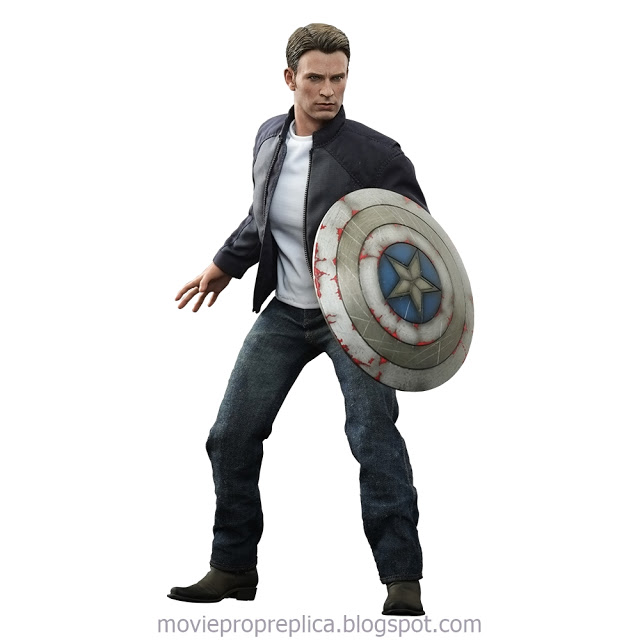Captain America: The Winter Soldier: Captain America and Steve Rogers 1/6th Scale Figure (Chris Evans)