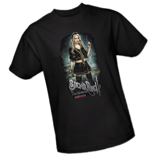 Emily Browning as Babydoll Poster -- Sucker Punch Adult T-Shirt