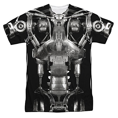 Terminator Endoskeleton Costume Polyester Short Sleeve T-Shirt