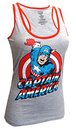 Marvel Comics Captain America Racer Back Tank Top for women
