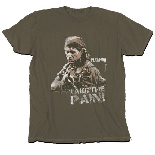 Platoon Take the Pain Army Brown T-shirt