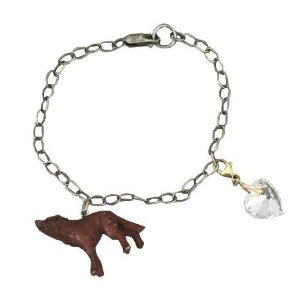 The Twilight Saga Eclipse - Bella's Wolf and Heart Bracelet - Authentic, Wearable, Prop Republic Jewelry