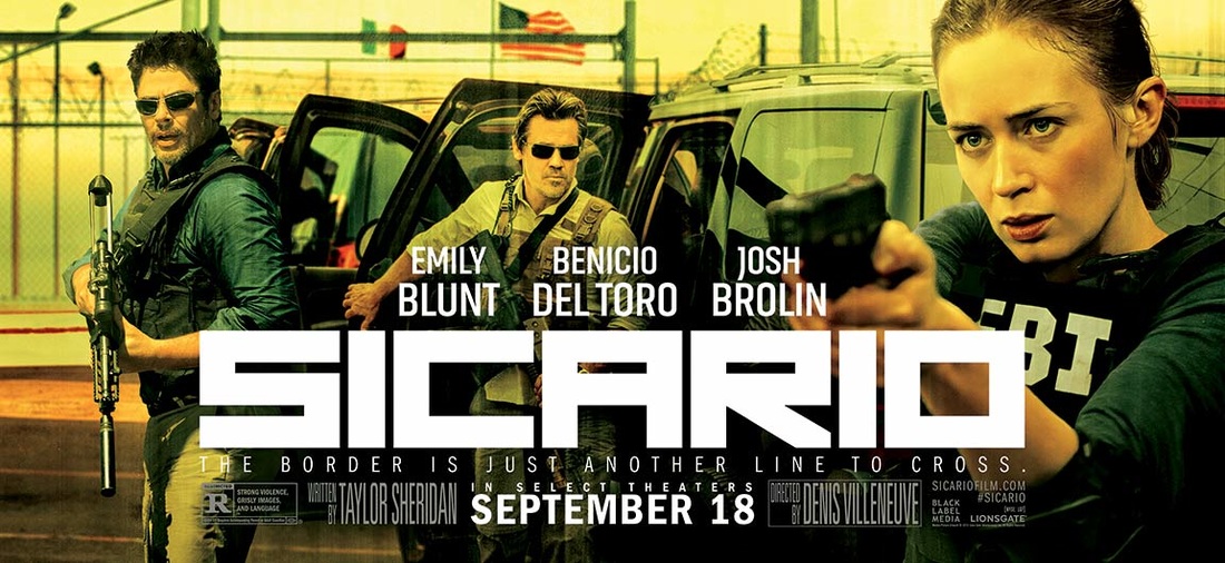 Sicario - Starring: Emily Blunt, Benicio Del Toro - Release: September 25, 2015