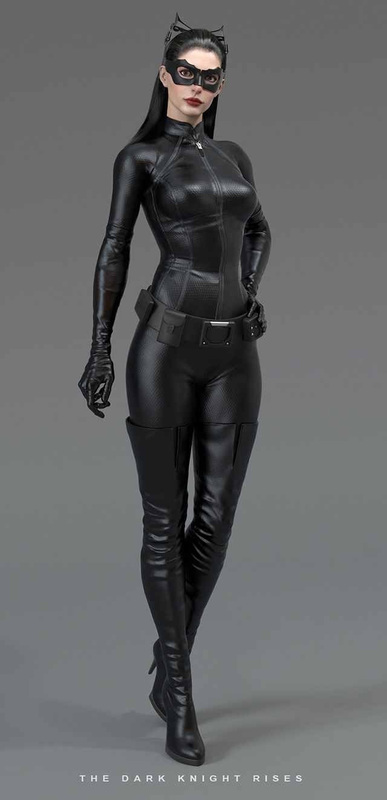 Anne Hathaway as Selina Kyle / Sexy Catwoman - Batman: The Dark Knight ...