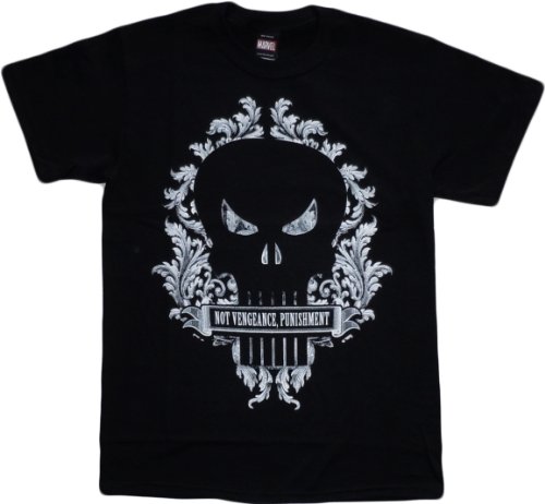 The Punisher Frank Castle Crest (Not Vengeance - Punishment) T Shirt