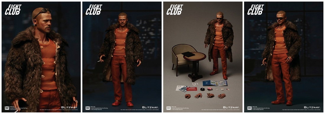 Fight Club: Tylen Durden Ultimate Masterpiece 1/6th Scale Fur Coat Ver. Action Figure (Brad Pitt)