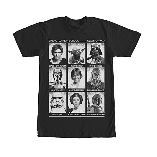Star Wars Cool Kids Galactic High School Class of '77 Adult T-shirt