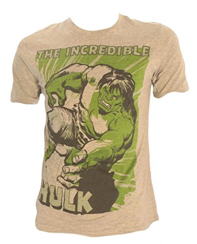 The Incredible Hulk Men's Pale Grey T-Shirt