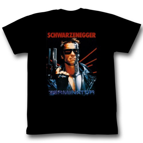 Terminator Shirt Schwarz Adult Black Tee T-shirt