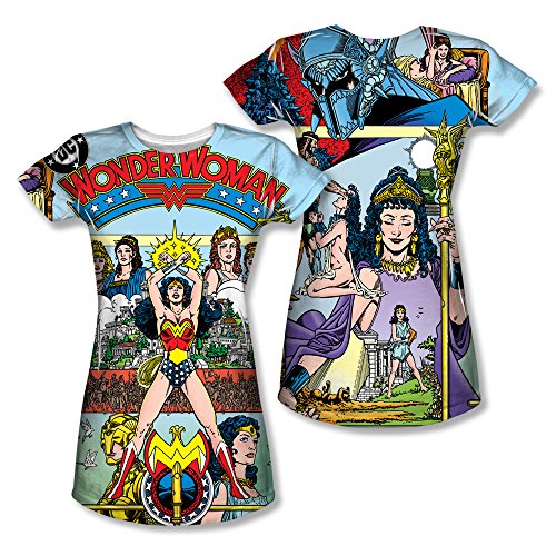 Justice League DC Powerful Princess Wonder Woman Junior 2-Sided Print T-Shirt