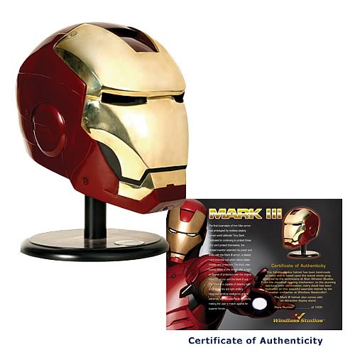 Iron Man Movie Mark III Helmet Replica