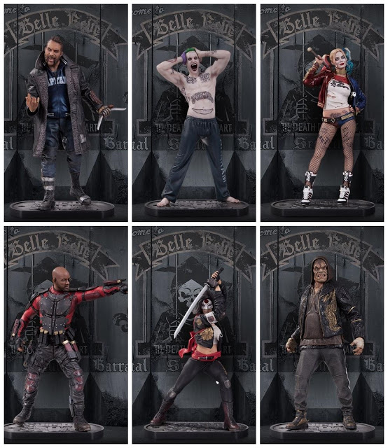 ​DC Comics: Deadshot, The Joker, Harley Quinn, Killer Croc, Katana, Boomerang: Suicide Squad 12-inch Figures