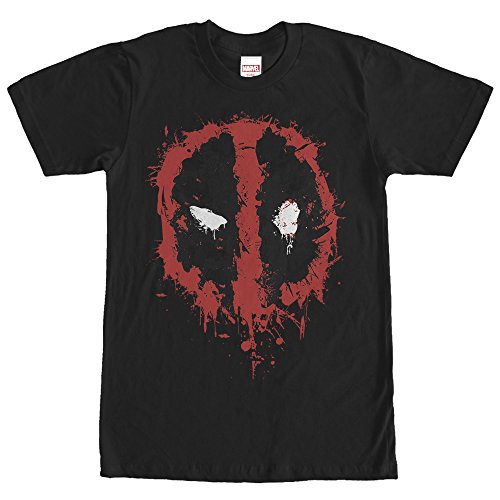 Marvel Deadpool Splatter Icon Mens Graphic T Shirt