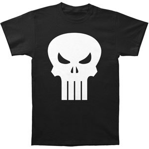 The Punisher Movie Skull Logo Black Mens T-Shirt