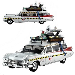 Ghostbusters 2 Ecto-1A Hot Wheels Elite 1/18 Scale Vehicle