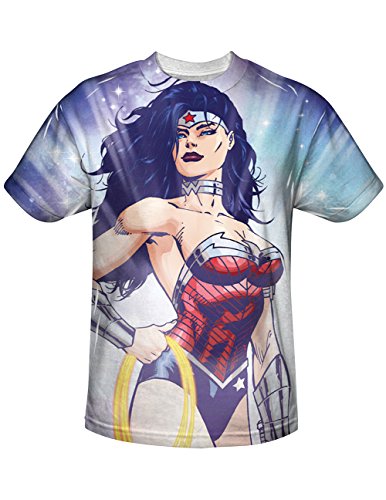 Wonder Woman Warrior Goddess Brilliant Print Sublimated T-Shirt