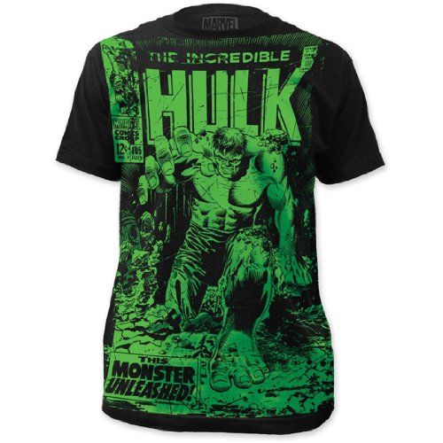 Incredible Hulk Monster Unleashed Subway Adult T-shirt