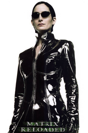 Carrie-Anne Moss as Trinity: The Matrix - Greatest Props in Movie History