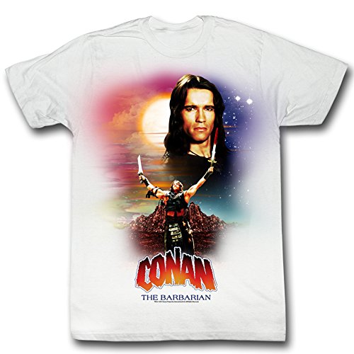 Conan the Barbarian 1980's Fantasy Action Movie Warrior Victory Adult T-Shirt