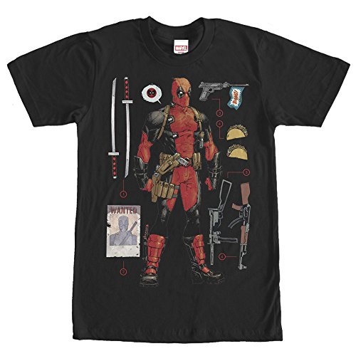 Marvel Deadpool Accessories Mens Graphic T Shirt
