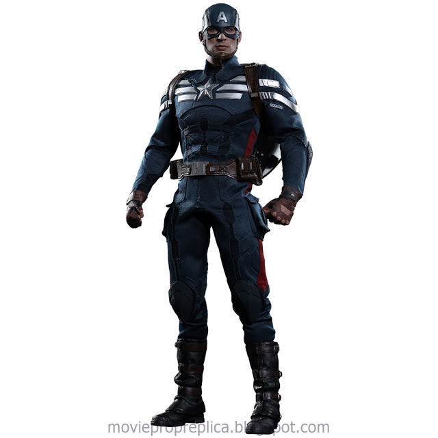 Captain America: The Winter Soldier: Captain America – Stealth S.T.R.I.K.E. Suit 1/6th Scale Figure Set (Chris Evans)