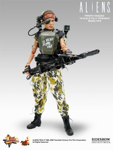 Jenette Goldstein as Private Jenette Vasquez, one of the marines' 