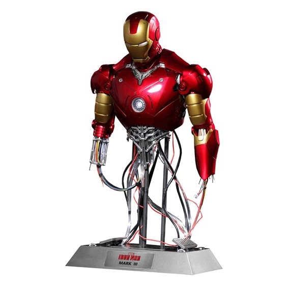 Iron Man 3: Iron Man Mark III Repair Version Charger 1/4th Scale Statue
