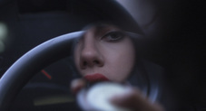 Scarlett Johansson as an alien seductress