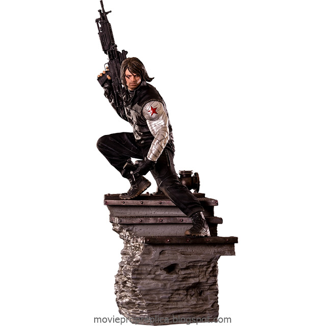 Captain America: Civil War: Winter Soldier Statue (Sebastian Stan)