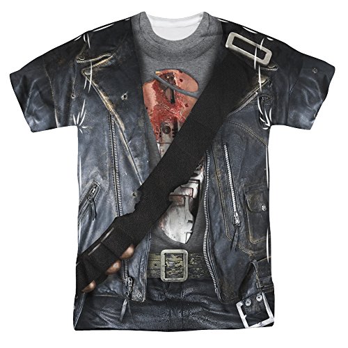 Terminator II T800 Costume Polyester Short Sleeve T-Shirt