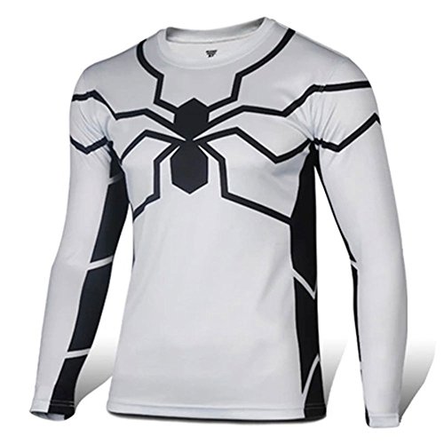 Spider-man T-shirt Long Sleeves Tights Spider Venom Cosplay Costume