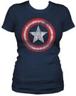 Juniors' Marvel Comics Captain America Shield T-shirt