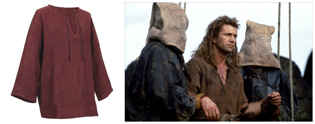 Braveheart: William Wallace (Mel Gibson) Shirt Prop Replica