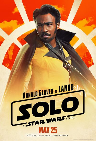 Donald Glover as Lando Calrissian